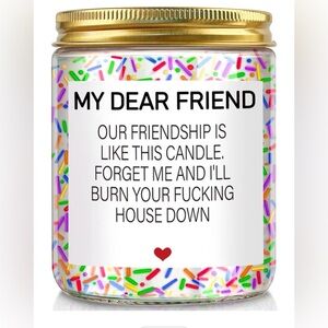 Lavender birthday Candle NWOT